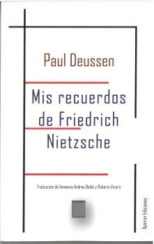 MIS RECUERDOS DE FRIEDRICH NIETZSCHE | 9788412699296 | DEUSSEN, PAUL