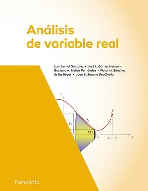 ANALISIS DE VARIABLE REAL | 9788428362467 | BERNAL GONZALEZ, LUIS
