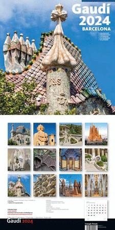CALENDARI 2024 PARET (30X30 CM) GAUDÍ-1 A (BATLLÓ) | 8424455240248