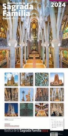 CALENDARI 2024 PARET (30X30 CM) S. FAMÍLIA-2  (INTERIOR) | 8424455240361