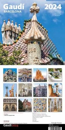 CALENDARI 2024 PARET (16X16 CM) GAUDÍ-1 A (BATLLÓ) | 8424455240590