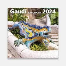 CALENDARI 2024 PARET (16X16 CM) GAUDÍ-2 A (DRAC) | 8424455240613