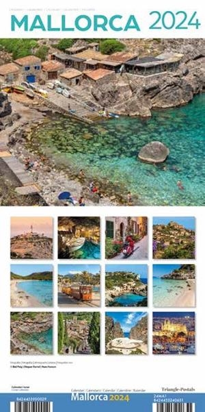 CALENDARI 2024 PARET (16X16 CM) MALLORCA-1 (PLATJA) | 8424455240651
