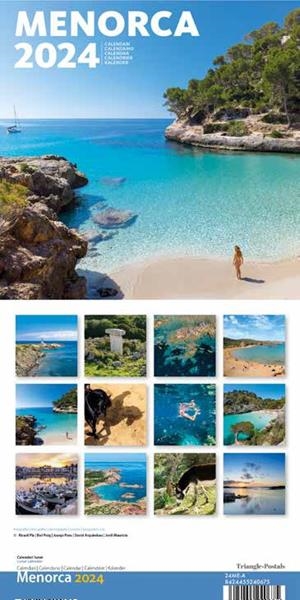 CALENDARI 2024 PARET (16X16 CM) MENORCA-A (PLATJA) | 8424455240675