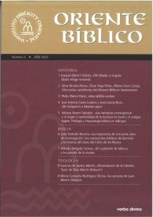 ORIENTE BÍBLICO Nº 2 AÑO 2022 | 9772792228023