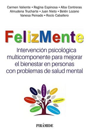 FELIZMENTE. INTERVENCIÓN PSICOLÓGICA MULTICOMPONENTE PARA MEJORAR EL BIENESTAR EN PERSONAS CON PROBLEMAS DE SALUD MENTAL | 9788436848762 | VALIENTE, CARMEN / ESPINOSA, REGINA / CONTRERAS, ALBA / TRUCHARTE, ALMUDENA / NIETO, JUAN
