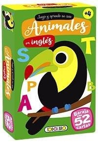 JUEGO Y APRENDO EN CASA ANIMALES EN INGLÉS | 9788418755026