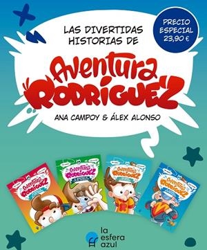 PACK LAS DIVERTIVAS HISTORIAS DE AVENTURA RODRÍGUEZ | 9788413846804 | ALONSO, ÁLEX / CAMPOY, ANA