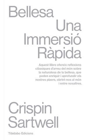 BELLESA. UNA IMMERSIÓ RÀPIDA | 9788410013018 | SARTWELL, CRISPIN