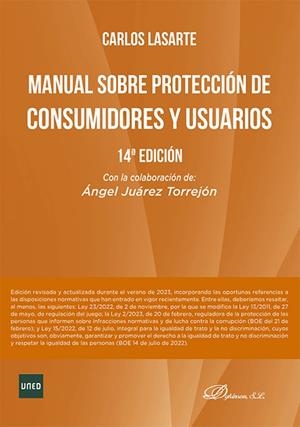 MANUAL SOBRE PROTECCION DE CONSUMIDORES Y USUARIOS (14 EDICION) | 9788411701839 | LASARTE ÁLVAREZ, CARLOS