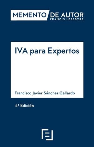 IVA PARA EXPERTO (4 EDICIÓN) | 9788419896049 | LEFEBVRE