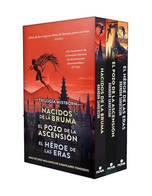 ESTUCHE TRILOGÍA MISTBORN (NACIDOS DE LA BRUMA | EL POZO DE LA ASCENSIÓN | EL HÉROE DE LAS ERAS) | 9788419260239 | SANDERSON, BRANDON