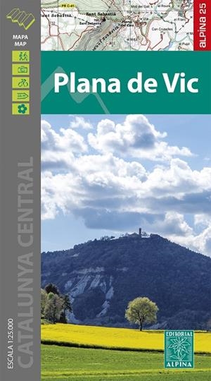 PLANA DE VIC : MAPA-GUIA [2023] | 9788480909921 | EQUIPO TECNICO EDITORIAL ALPINA