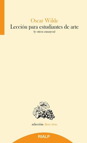 LECCION PARA ESTUDIANTES DE ARTE | 9788432165955 | WILDE, OSCAR
