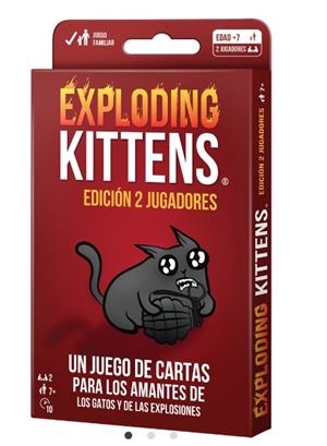 EXPLODING KITTENS (EDICIÓN 2 JUGADORES) | 810083041827
