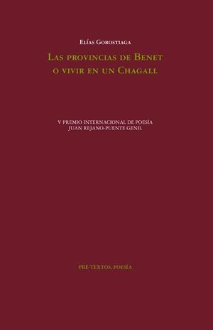 PROVINCIAS DE BENET, LAS | 9788419633651 | GOROSTIAGA, ELÍAS
