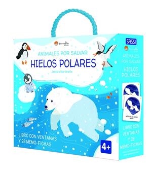 HIELOS POLARES (ANIMALES POR SALVAR) LIBRO + MEMO FICHAS | 9788419714084 | MARTINELLO, J.