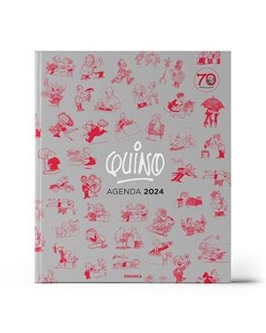 AGENDA 2024 QUINO ENCUADERNADA GRIS | 9789878935898 | QUINO