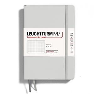 NOTEBOOK MEDIUM A5 T/B PUNTS LIGHT GREY | 4004117626012