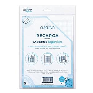 RECANVI QUADERN A4 QUADRICULA INGENIOX | 8422951063590