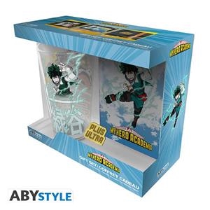 PACK XXL VASO, PIN Y CUADERNO HEROES MY HERO ACADEMIA | 3665361079866