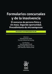 FORMULARIOS CONCURSALES Y DE LA INSOLVENCIA. EL CONCURSO DE PERSONA FÍSICA Y SIN MASA... | 9788410560246 | AZNAR GINER, EDUARDO / ZUBIZARRETA URCELAY