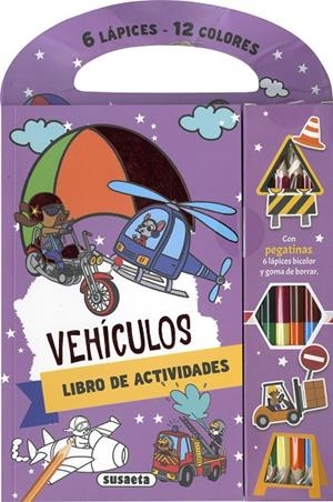 VEHÍCULOS (6 Lápices, 12 colores) | 9788467796810 | SUSAETA EDICIONES