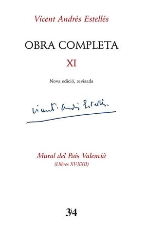 OBRA COMPLETA VICENT ANDRÉS ESTELLÉS XI | 9788417469788 | ESTELLES, VICENT