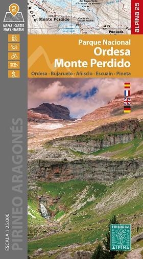 PARC NACIONAL ORDESA I MONTE PERDIDO : CARPETA ALPINA [2024] | 9788480909952