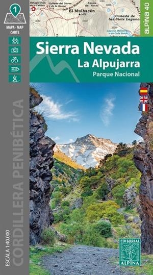 SIERRA NEVADA. LA ALPUJARRA : MAPA-GUÍA [2024] | 9788480909976