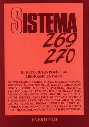REVISTA SISTEMA 269-270 | 9770210022269
