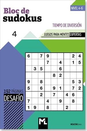 BLOC DE SUDOKU DESAFÍO 04 | 9789493313996