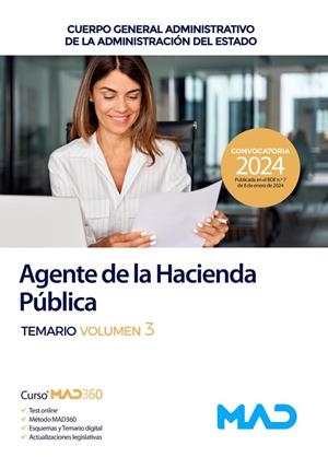 AGENTE HACIENDA PUBLICA CUERPO GENERAL ADMINISTRATIVO DE LA ADMINISTRACIÓN DEL ESTADO. TEMARIO VOLUMEN 3 | 9788414278642 | MARTÍNEZ DEL FRESNO, JOAQUÍN/RODRIGUEZ DE LA HERA, MANUEL JOSE