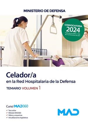 CELADOR/A EN LA RED HOSPITALARIA MINISTERIO DE DEFENSA. CONVOCATORIA 2024 | 9788414278178 | GOMEZ MARTINEZ, DOMINGO/FRANCISCO JESUS, TORRES FONSECA/GARCIA FERNANDEZ, ELENA/SOUTO FERNÁNDEZ, RAF