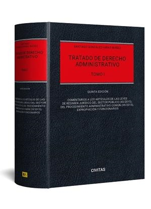 TRATADO DE DERECHO ADMINISTRATIVO TOMO I (5 EDICIÓN) | 9788411628785 | GONZALEZ VARAS, SANTIAGO