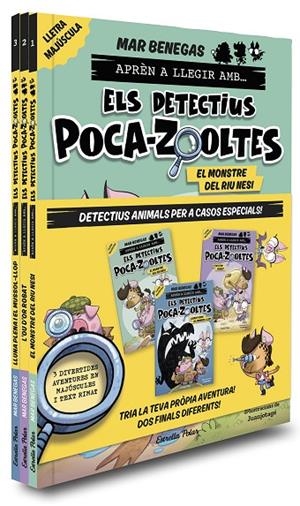 PACK APRÉN A LLEGIR AMB ELS DETECTIUS POCA-ZOOLTES 1-2-3 | 9788413897998 | BENEGAS, MAR