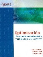 OPTIMIZACIÓN. PROGRAMACIÓN MATEMÁTICA Y APLICACIÓN A ECONOMÍA | 9788492812202 | BARBOLLA, ROSA