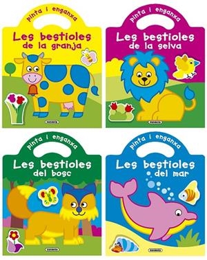 PINTA I ENGANXA LES BESTIOLES (4 TÍTOLS) | 9788467762327