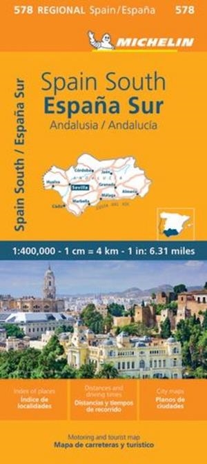ESPAÑA SUR - ANDALUCÍA : MAPA 578 | 9782067259058 | VARIOS AUTORES