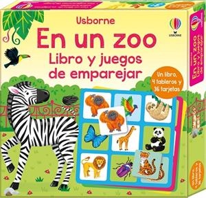 EN UN ZOO. LIBRO Y JUEGOS PARA EMPAREJAR | 9781805077220 | NOLAN, KATE