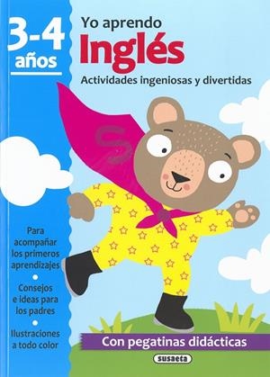INGLES 3-4 AÑOS | 9788411964036 | SUSAETA, EQUIPO
