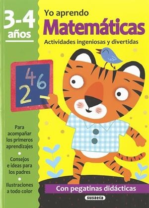 MATEMATICA 3-4 AÑOS | 9788411964050 | SUSAETA, EQUIPO