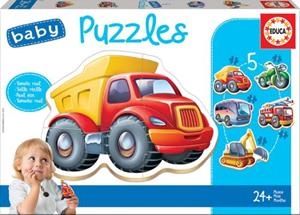 BABY PUZLES VEHICLES (5 PUZLES) | 8412668148666