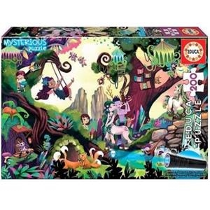 MYSTERIOUS PUZLE JUNIOR BOSC MÀGIC PUZLE 200 PECES | 8412668186125