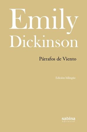 PÁRRAFOS DE VIENTO | 9788412792508 | DICKINSON, EMILY