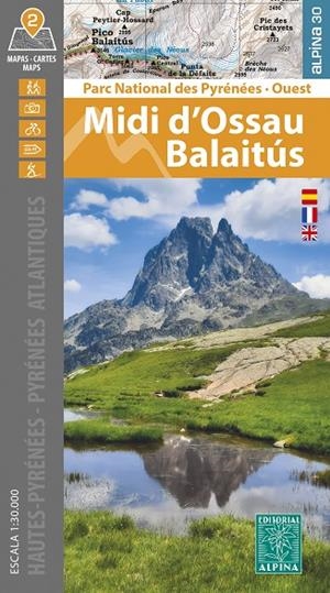 MIDI D'OSSAU BALAITÚS : CARPETA ALPINA [2024] | 9788470110948 | EQUIPO TECNICO EDITORIAL ALPINA