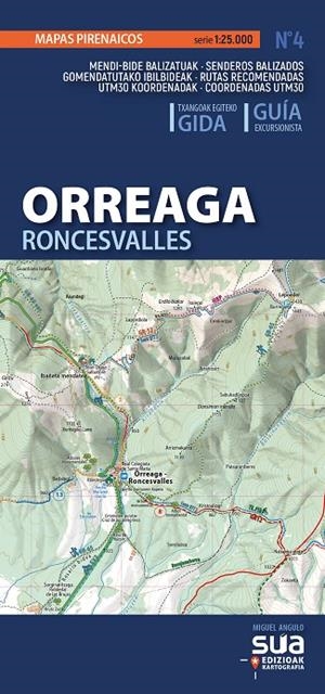 ORREAGA - MAPAS PIRENAICOS | 9788482168821 | ANGULO, MIGUEL