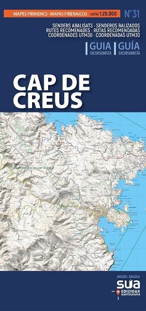 CAP DE CREUS - MAPAS PIRENAICO | 9788482168845 | ANGULO, MIGUEL