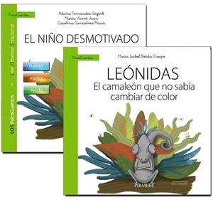GUÍA : EL NIÑO DESMOTIVADO + CUENTO: LEÓNIDAS. EL CAMALEÓN QUE NO SABÍA CAMBIAR DE COLOR | 9788436849578 | BORDA CRESPO, MARÍA ISABEL / FERNÁNDEZ SOGORB, AITANA / VICENT JUAN, MARÍA  / GONZÁLVEZ MACIÁ, CAROL