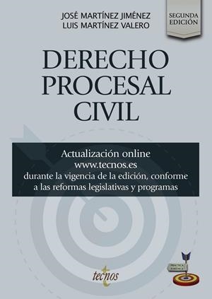 DERECHO PROCESAL CIVIL | 9788430990412 | MARTÍNEZ JIMÉNEZ, JOSÉ / MARTÍNEZ VALERO, LUIS